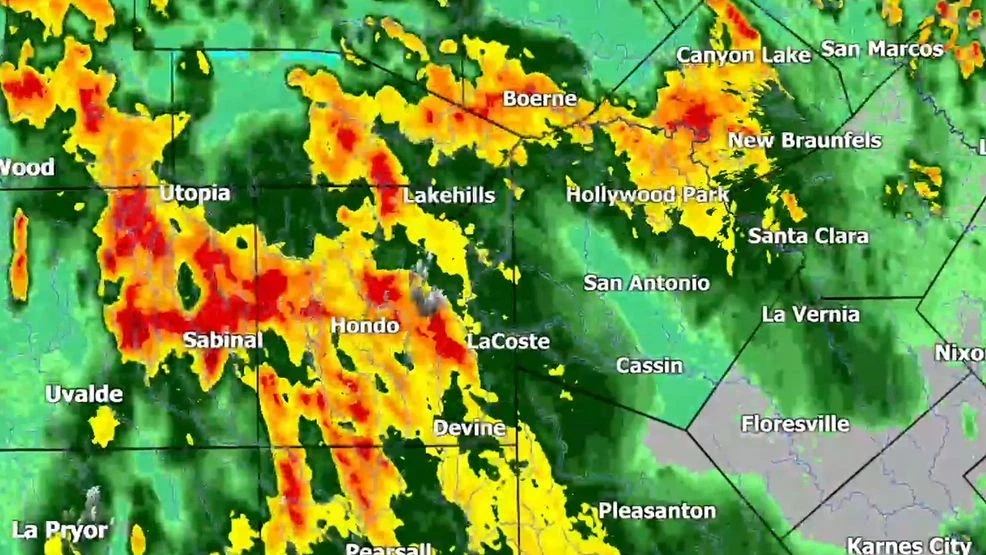 Dangerous overnight storms could bring catastrophic flooding west of San Antonio