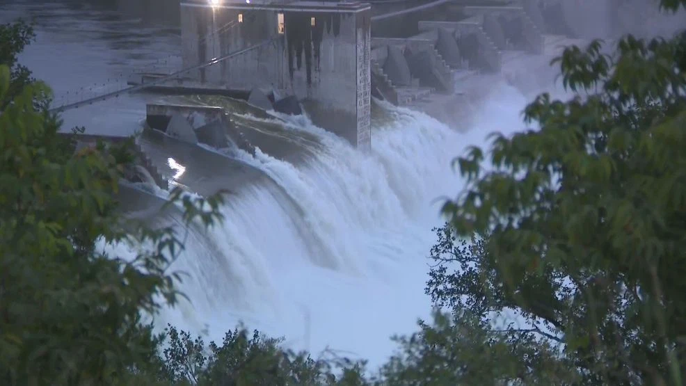 LCRA opens multiple floodgates at Wirtz and Starcke dams