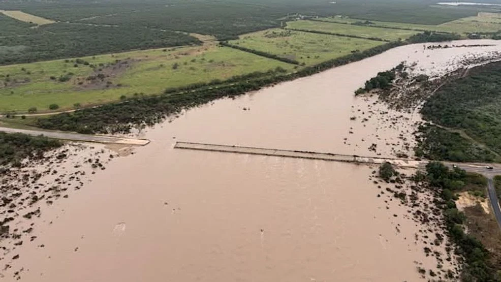FM 481 bridge collapses in flooded Uvalde County as DPS urges drivers to avoid area